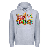Heather Grey cinco de mayo pe teacher Premium Hoodie - CowGirlArtShop