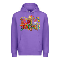 Purple cinco de mayo pe teacher Premium Hoodie - CowGirlArtShop