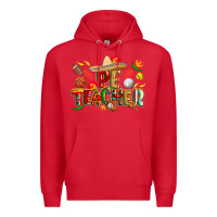 Red cinco de mayo pe teacher Premium Hoodie - CowGirlArtShop