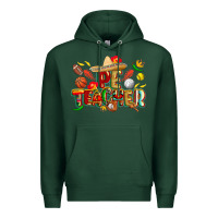 Sports Green cinco de mayo pe teacher Premium Hoodie - CowGirlArtShop