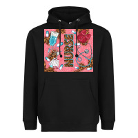 Black pink glitter nurse Heavyweight Hoodie - TumblerDesignByShophia