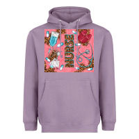 Lavender pink glitter nurse Heavyweight Hoodie - TumblerDesignByShophia