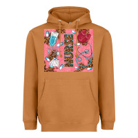 Meerkat pink glitter nurse Heavyweight Hoodie - TumblerDesignByShophia