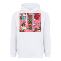 White pink glitter nurse Heavyweight Hoodie - TumblerDesignByShophia
