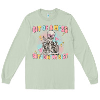 Matcha bit of a mess but doing my best Long Sleeve Tee - MaliasSmallBusiness