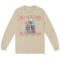 Mushroom bit of a mess but doing my best Long Sleeve Tee - MaliasSmallBusiness