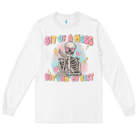 White bit of a mess but doing my best Long Sleeve Tee - MaliasSmallBusiness
