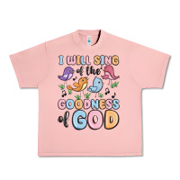 Salmon i will sing of the goodness of god Urban Heavy Tee - MaliasSmallBusiness