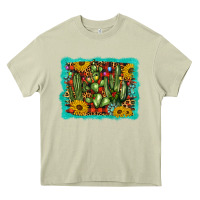 Mossy cactus christmas Heavy Core Tee - BarkalooDesign
