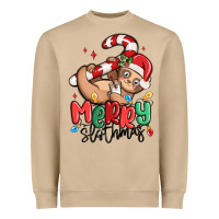 Mushroom merry slothmas Heavyweight Sweatshirt - MaliasSmallBusiness
