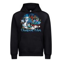 Black christmas vibes Urban Hoodie - FaDigitalArtStudio