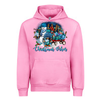Fuchsia Pink christmas vibes Urban Hoodie - FaDigitalArtStudio