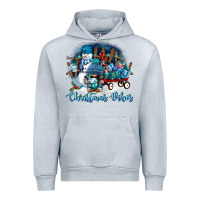 Heather Grey christmas vibes Urban Hoodie - FaDigitalArtStudio