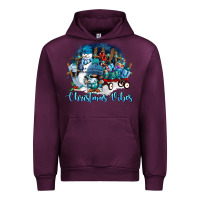 Mauve Wine christmas vibes Urban Hoodie - FaDigitalArtStudio