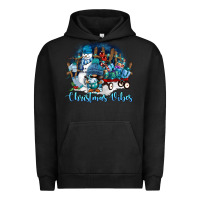 Pigment Black christmas vibes Urban Hoodie - FaDigitalArtStudio