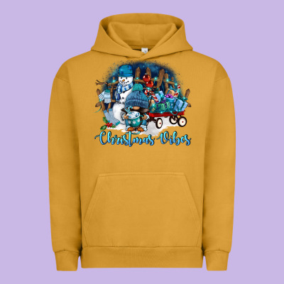 Christmas Vibes Urban Hoodie Designed By Fadigitalartstudio