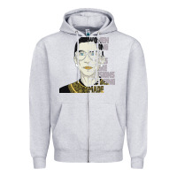 Heather Grey RBG Ruth Bader Ginsburg Women Belong In All Places Zipper Hoodie - Bettercallsaul