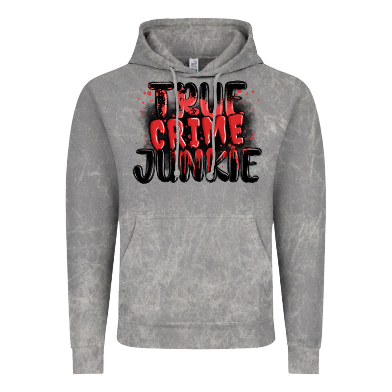 True Crime Junkie Vintage Hoodie by MaliasSmallBusiness | Teevron