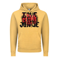 Vintage Mustard true crime junkie Vintage Hoodie - MaliasSmallBusiness