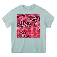 Arona valentines day roses leopard seamless pattern Heavy Core Tee - JahusDesignShop
