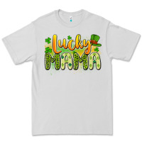 Dove Grey lucky mama Premium Tee - Artiststas