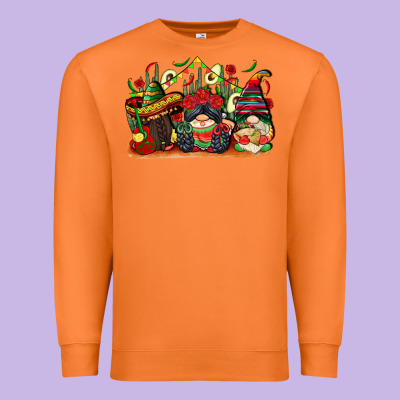 Cinco De Mayo Gnomes Premium Sweatshirt Designed By Cowgirlartshop