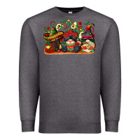 Charcoal Heather cinco de mayo gnomes Premium Sweatshirt - CowGirlArtShop