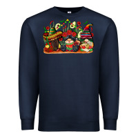 Navy cinco de mayo gnomes Premium Sweatshirt - CowGirlArtShop