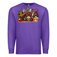 Purple cinco de mayo gnomes Premium Sweatshirt - CowGirlArtShop
