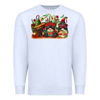 White cinco de mayo gnomes Premium Sweatshirt - CowGirlArtShop