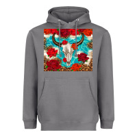 Storm bull skull rose Heavyweight Hoodie - TumblerDesignByShophia