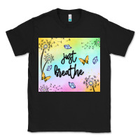 Black just breathe Classic Tee - MaliasSmallBusiness