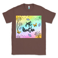 Chestnut just breathe Classic Tee - MaliasSmallBusiness
