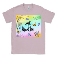 Lilac just breathe Classic Tee - MaliasSmallBusiness