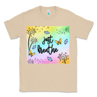 Mushroom just breathe Classic Tee - MaliasSmallBusiness