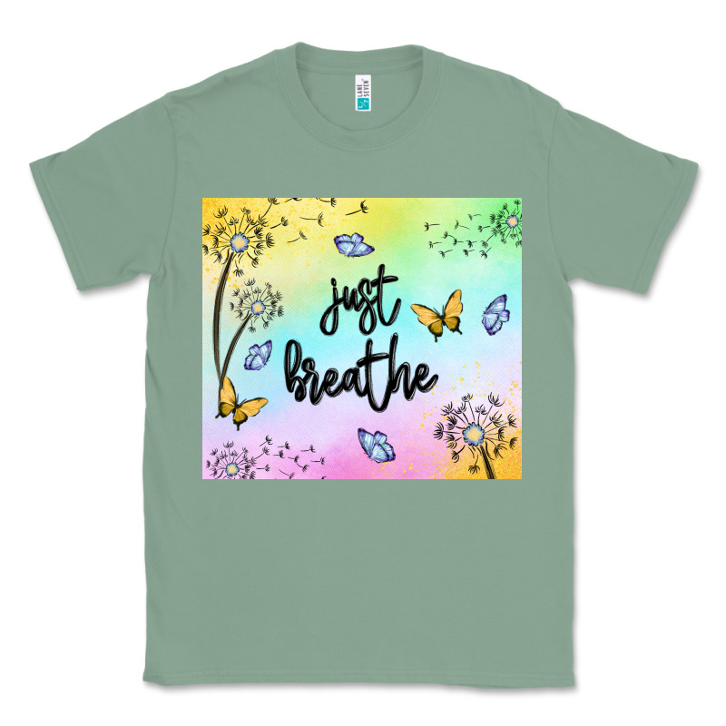 Just Breathe Classic Tee by MaliasSmallBusiness | Teevron