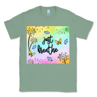 Sage just breathe Classic Tee - MaliasSmallBusiness