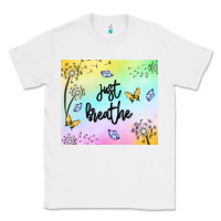White just breathe Classic Tee - MaliasSmallBusiness