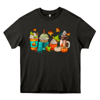 Asphalt fall coffee cups Heavy Core Tee - AdoDesignShop