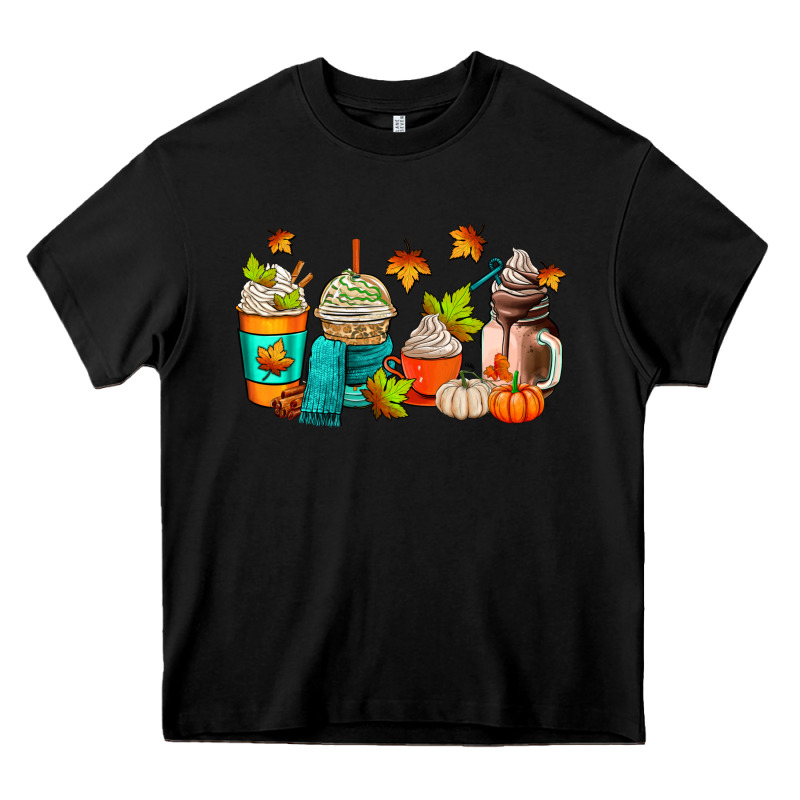 Fall Coffee Cups Heavy Core Tee by AdoDesignShop | Teevron