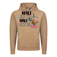 Vintage Coffee half baddie half coffee Vintage Hoodie - MaliasSmallBusiness