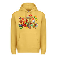 Antique Gold cinco de mayo el maestro Premium Hoodie - CowGirlArtShop