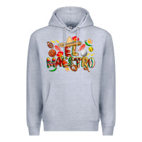 Heather Grey cinco de mayo el maestro Premium Hoodie - CowGirlArtShop