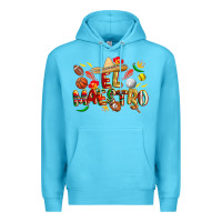 Ocean Blue cinco de mayo el maestro Premium Hoodie - CowGirlArtShop