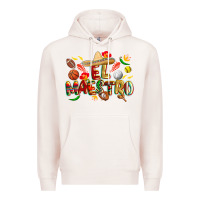Pale Pink cinco de mayo el maestro Premium Hoodie - CowGirlArtShop