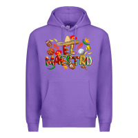 Purple cinco de mayo el maestro Premium Hoodie - CowGirlArtShop