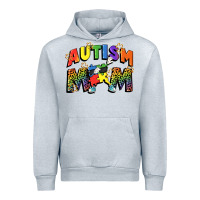 Heather Grey Autism mom Urban Hoodie - FaDigitalArtStudio