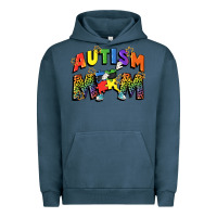 Pigment Midnight Navy Autism mom Urban Hoodie - FaDigitalArtStudio