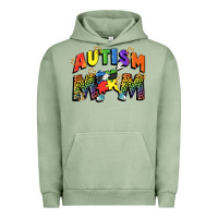 Pigment Oil Green Autism mom Urban Hoodie - FaDigitalArtStudio