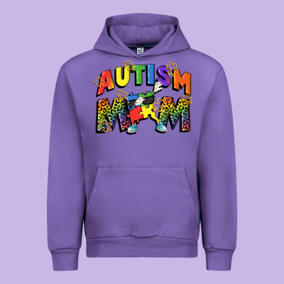 Autism Mom Urban Hoodie Designed By Fadigitalartstudio